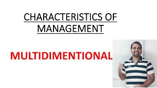 🔴 Management is Multidimensional  Features of Management  CLASS 12 Business Studies [upl. by Yblek765]