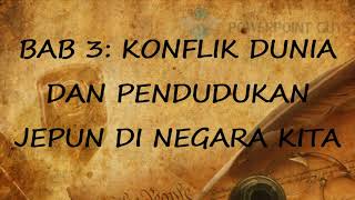 Nota ringkas dan padat Sejarah Tingkatan 4 Bab 3 Konflik Dunia dan Pendudukan Jepun di Negara Kita [upl. by Janerich]