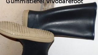 Gummistiefel vivobarefoot Barfußschuhe [upl. by Rettig]