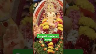 Ganpati Pooja at home pleasesubscribe trending viralshorts viralshort youtubeshorts [upl. by Adiaz610]