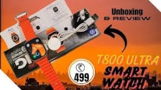 t800 ultra smart watch unboxing 😱 [upl. by Euqram]