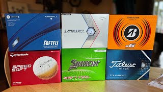 The ultimate SOFT low compression golf ball review FINAL RESULTS [upl. by Cirdnek]