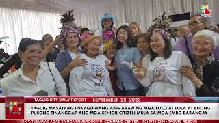 TAGUIG CITY DAILY REPORT  September 22 2023 [upl. by Adia]