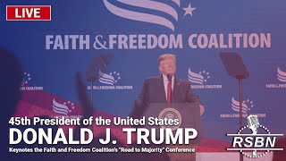 LIVE REPLAY President Trump Keynotes the Faith and Freedom Coalitions quotRoad to Majorityquot  62224 [upl. by Schilit385]