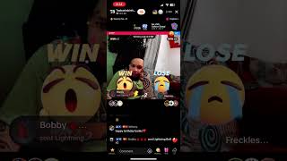 Top Banks vs Freckles on TikTok Live [upl. by Enerod]