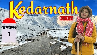 Kedarnath Yatra 2023  Kedarnath Trek in May  Gaurikund To Kedarnath Mandir  Kedarnath Snowfall [upl. by Chessy]