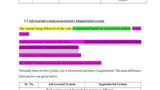 Lecture 1 Introduction of CrPC objectives of crpc adversarial system inquisitorial system [upl. by Harias732]