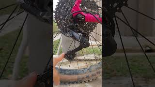 Microshift Advent rear derailleur loose play before clutch engagement [upl. by Asa]