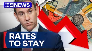 Interest rates to stay up despite inflation going down  9 News Australia [upl. by Fianna]