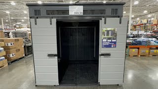 Suncast 8x7 Sliding Door Shed suncast storageshed storage storagelockerauctionfinds costco [upl. by Adiaz761]