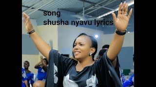 CHRISTINA SHUSHO SHUSHA NYAVU LYRICS VIDEO [upl. by Naesal5]