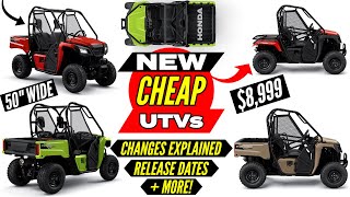 New 2023 Honda Pioneer 520  500 UTV Models Release Review  Changes Explained  50quot Side by Side [upl. by Olathe]