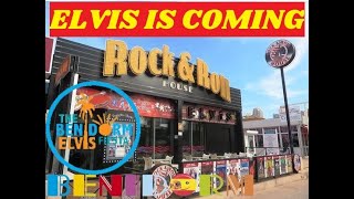 Benidorm  ELVIS ARRIVES SOON🎵☀️🇪🇦🍻🕺FIESTA TIME 🥳🎤♥️ benidorm elvis [upl. by Kellie]