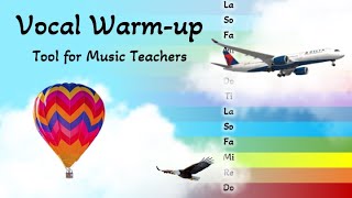 Class Vocal Warmup in C major for music teachers [upl. by Aitrop]