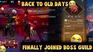 AFTER 3 YEARS 🔥SK SABIR ND SUDIP SARKAR 💀BACK TO BOSS GUILD✌️ INDIAS NO 1 GUILD 🔴GARENA FREE FIRE 😈 [upl. by Irdua60]