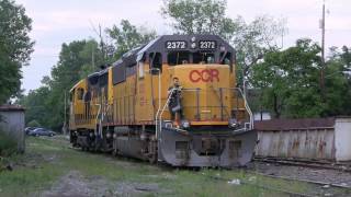 Cleveland Commercial Railroad  Urban Railroad Action [upl. by Elwira]