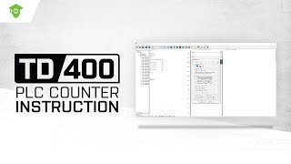 TD400 PLC Counter Instruction [upl. by Llednahc]