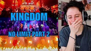 KINGDOM quotNO LIMITquot Performances Reaction Part 2 ft STRAY KIDS IKON amp LISA ⎮ Swiss Dancer Reacts [upl. by Assel302]