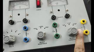 Measurement of Impedance and power factor using series LCR circuit [upl. by Anul]