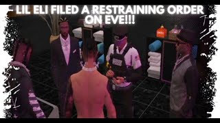 LIL ELI FILED A RESTRAINING ORDER ON EVE  GTA V RP  DEUCE WORLD V4 [upl. by Yhtommit701]