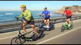 Crosstraining on the ElliptiGO Outdoor Elliptical Bicycle [upl. by Acissaj70]