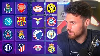 REACCIONANDO AL SORTEO DE OCTAVOS DE LA CHAMPIONS LEAGUE [upl. by Uoliram]