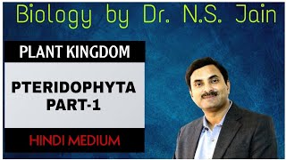 Pteridophyta Plant Kingdom Part1  Hindi Medium [upl. by Marin636]