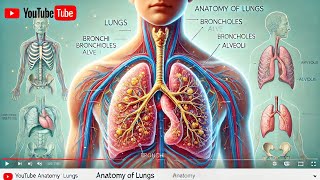 Anatomy of the lungs and respiratory system  anatomy of respiratory system osmosis lungs anatomy [upl. by Xyla]