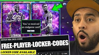 I USED MULTIPLE FREE ENDGAME LOCKER CODES TO BUILD A NEW GOAT SQUAD IN NBA 2K22 MYTEAM [upl. by Anastasia]