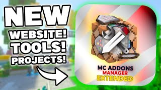 THE MC ADDONS MANAGER DEVS HAVE BEEN BUSY New Website Tools Projects and More All the News [upl. by Mode]