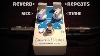 Earthquaker Devices Dispatch Master Bass Demo [upl. by Merrilee]