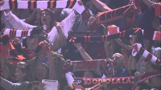 AS Roma official anthem live from Stadio Olimpico [upl. by Nahtam]