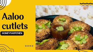 Aaloo Cutlets recipe Aloo kabab aloocutlets [upl. by Helbonna172]