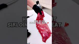 sirloin meat food steak beef steaklife meatlife howto butcher bbqbeef cooking meat fyp [upl. by Pallua816]