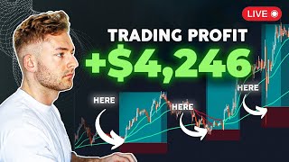 My EXACT 4246 In A Day Trading Strategy  LIVE TRADING CRYPTO [upl. by Karb]