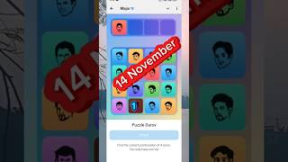 14 November major puzzle durov solved  Major Daily combo card  today Major Puzzle majorpuzzle [upl. by Ellehcir]