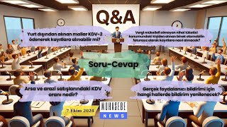 Sık Sorulan Soruları Cevaplıyoruz Arsa ve arazi satışlarındaki KDV oranı nedir [upl. by Ravid]