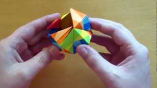 Origami Stellated Octahedron Sonobe [upl. by Gallard]