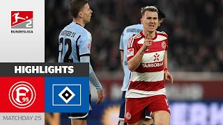 HSV Fails To Get Back On Track  Düsseldorf  Hamburger  Highlights  MD 25  Bundesliga 2 202324 [upl. by Donatelli]