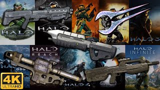 The Evolution of Halo Weapons  Combat Evolved to Halo Infinite 2021 [upl. by Brine]