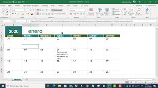 Aprende hacer un Calendario Académico en Excel [upl. by Adali531]