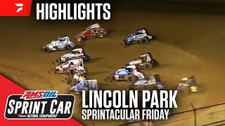 Sprintacular Night 1  USAC Sprints at Lincoln Park Speedway 7524  Highlights [upl. by Malvina]