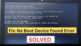 How to fix Dell no boot device found error press any key to reboot the machine l computerrepairing [upl. by Nyssa]