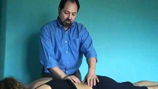 Dr Chikly Demonstrates an Application of Lymph Drainage Therapy Lumbar Release [upl. by Atekahs]