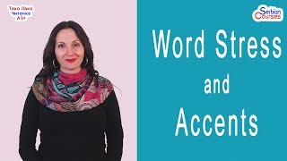 Word Stress and Accents in Serbian Serbian Cyrillic Reader Course [upl. by Arahsak]