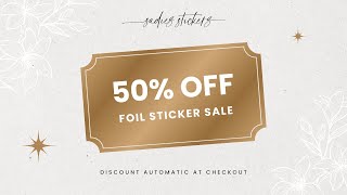 NEW RELEASES amp 50 OFF FOIL SALE • 0723 [upl. by Kanor355]