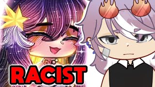 Stella exposed for RACISM  Gacha Rant TW mention of rpe [upl. by Tihor]