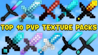 TOP 10 NEW BEST PvP TEXTURE PACKS 189 [upl. by Ydok]