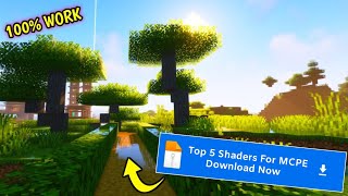 Top 5 Best Shaders For Minecraft Pe 119  Shaders For Mcpe Minecraft PeBe minecraft [upl. by Terrel515]