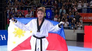 GOLD MEDAL for Pauline Lopez in the womens 57kg category of taekwondo  2019 SEA Games [upl. by Luttrell757]